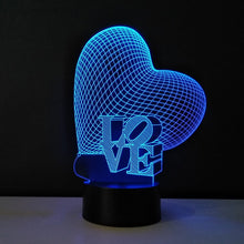 Load image into Gallery viewer, Romantic Valentine&#39;s Day Gifts 3D Visual LED Lamp